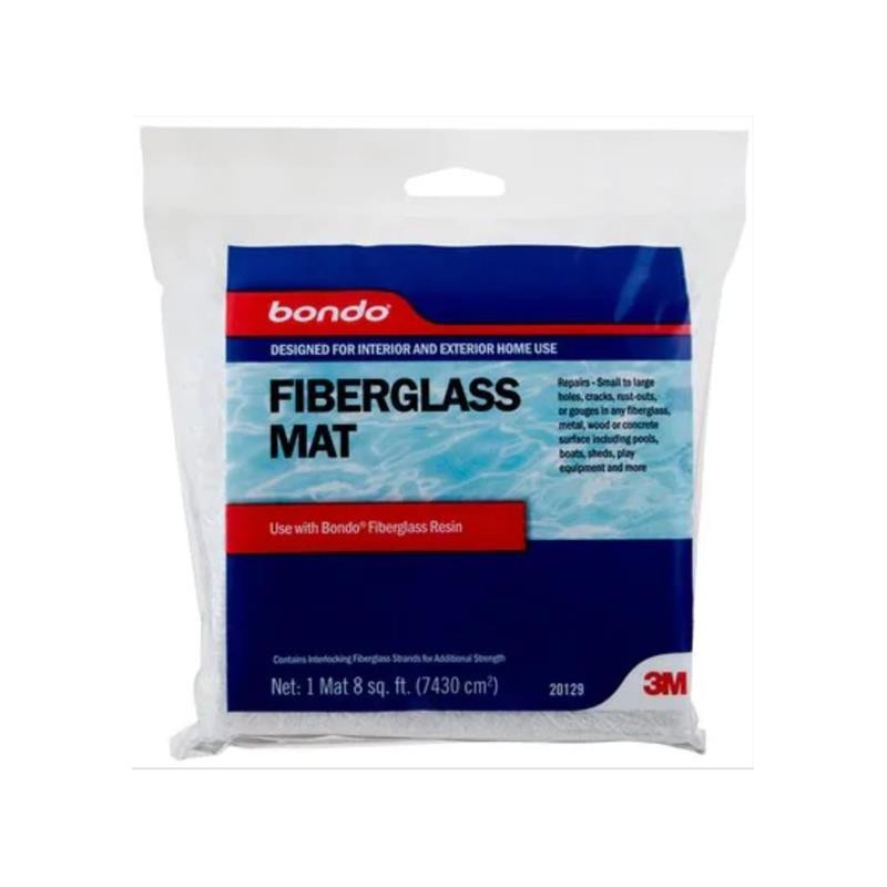 1 pcs : 20129 - BONDO FIBERGLASS MAT, 20129, 8 S