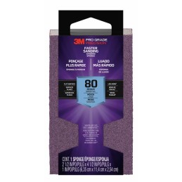 1 pcs : 24000TRI-M-B - SANDING SPONGE MED 80 2.5'X4.5'