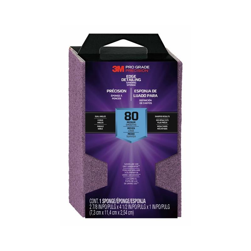 1 pcs : 24300TRI-M-DA - SANDING SPONGE MED 4.5' X 2.88'