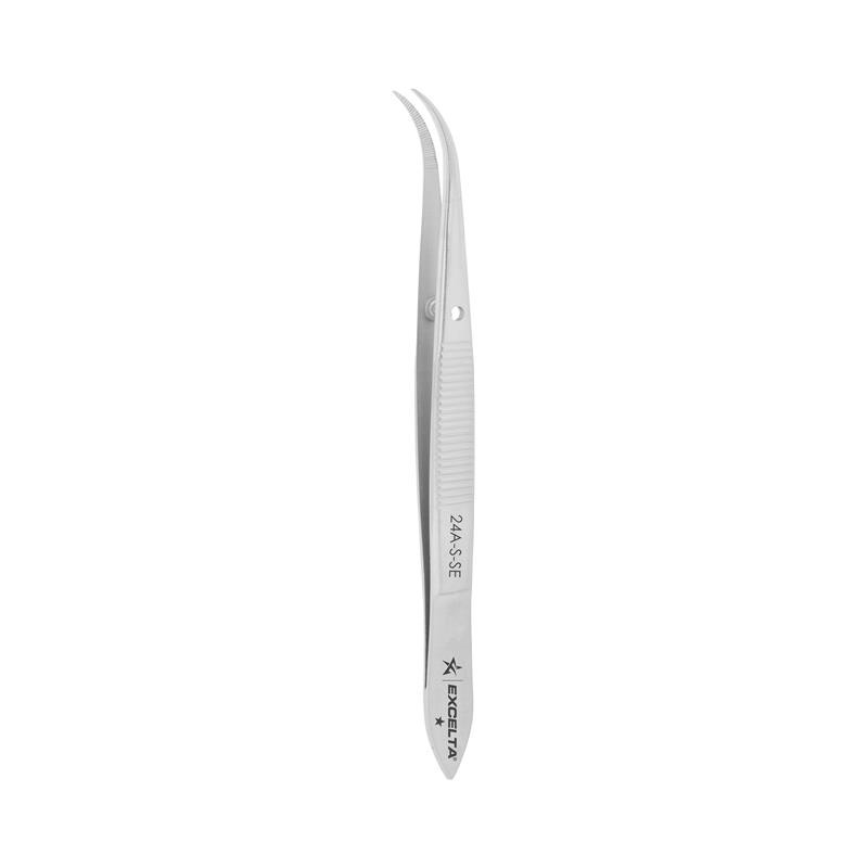 1 pcs : 24A-S-SE - TWEEZERS - CURVED STRONG POINT -