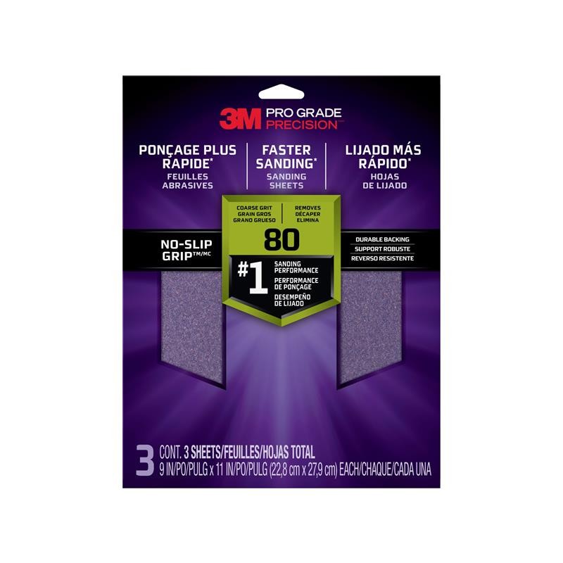 1 pcs : 26080TRI-3 - ABRASIVE SHEET ALUM OX 11'X9'