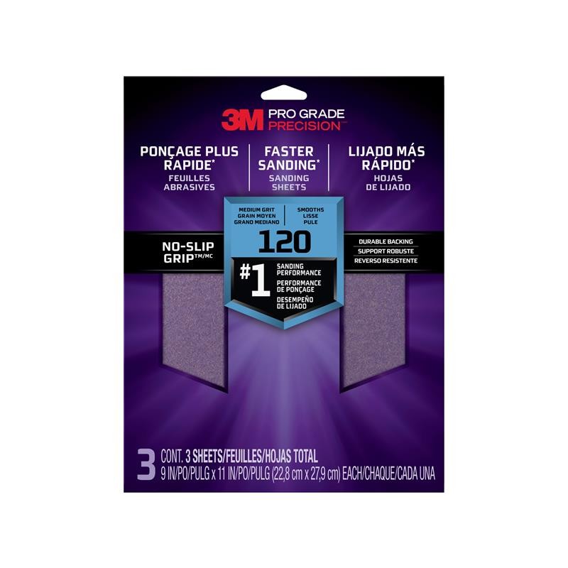 1 pcs : 26120TRI-3 - ABRASIVE SHEET ALUM OX MED 11X9'