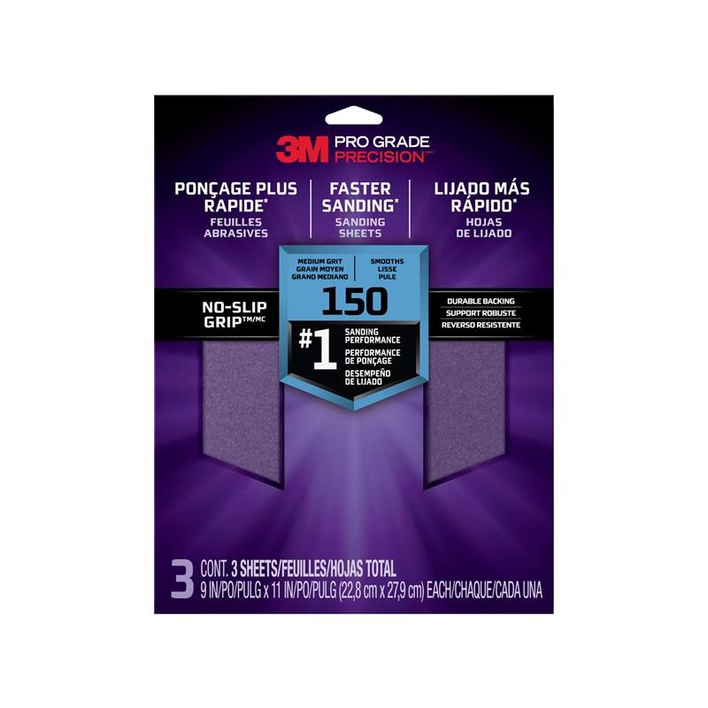 1 pcs : 26150TRI-3 - ABRASIVE SHEET ALUM OX MED 11X9'