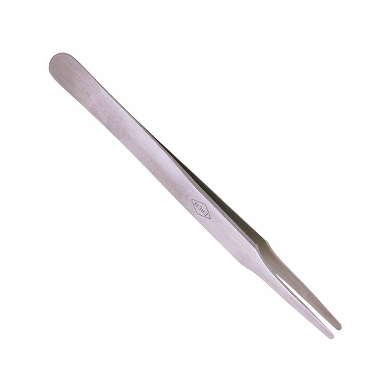 1 pcs : 2ASASL - TWEEZER FLAT ROUNDED 4.75'