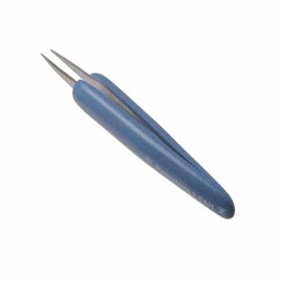 1 pcs : 2-SAH - STAINLESS STEEL TWEEZERS / FOAM