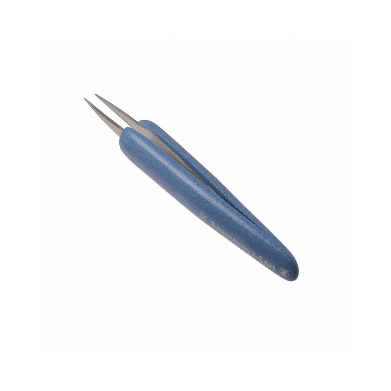 1 pcs : 2-SAH - STAINLESS STEEL TWEEZERS / FOAM