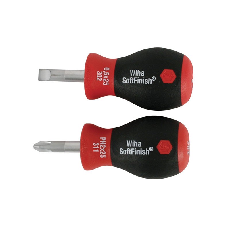 1 pcs : 31191 - SCREWDRIVER SET PHILLIP SLOT 2PC