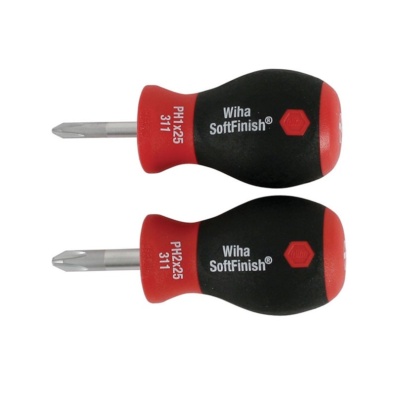 1 pcs : 31192 - SCREWDRIVER SET PHILLIP SLOT 2PC