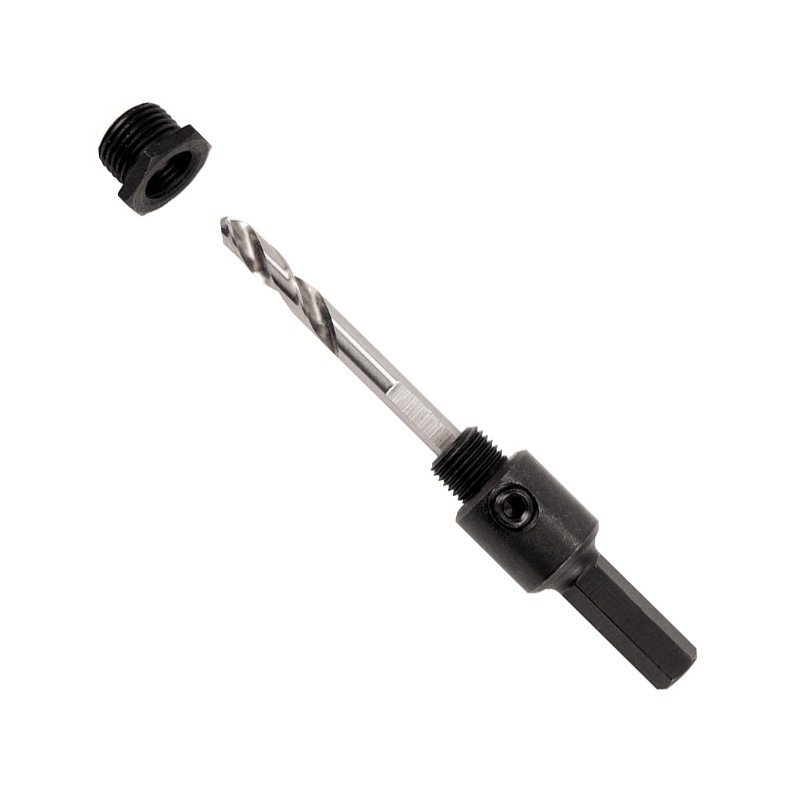 1 pcs : 31905 - HOLE SAW ARBOR WITH ADAPTER, 3/8