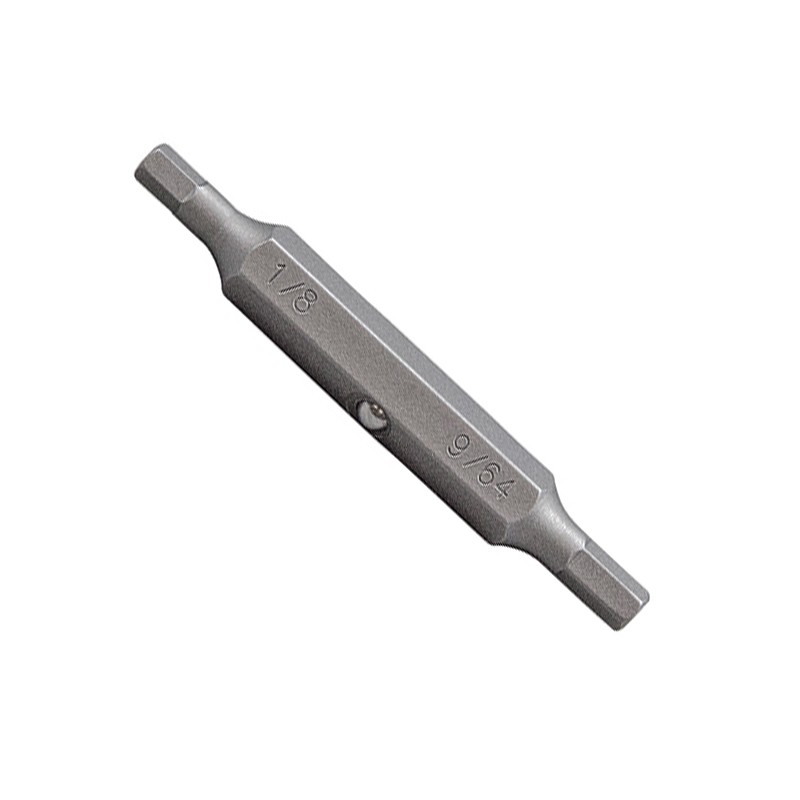 1 pcs : 32779 - BIT DBL ENDED HEX 1/8' 9/64'