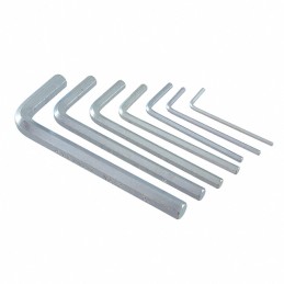 1 pcs : 42-07 - HEXAGON ALLEN KEY SET 7 PCS 2-8