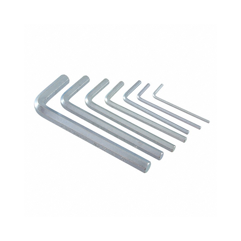 1 pcs : 42-07 - HEXAGON ALLEN KEY SET 7 PCS 2-8