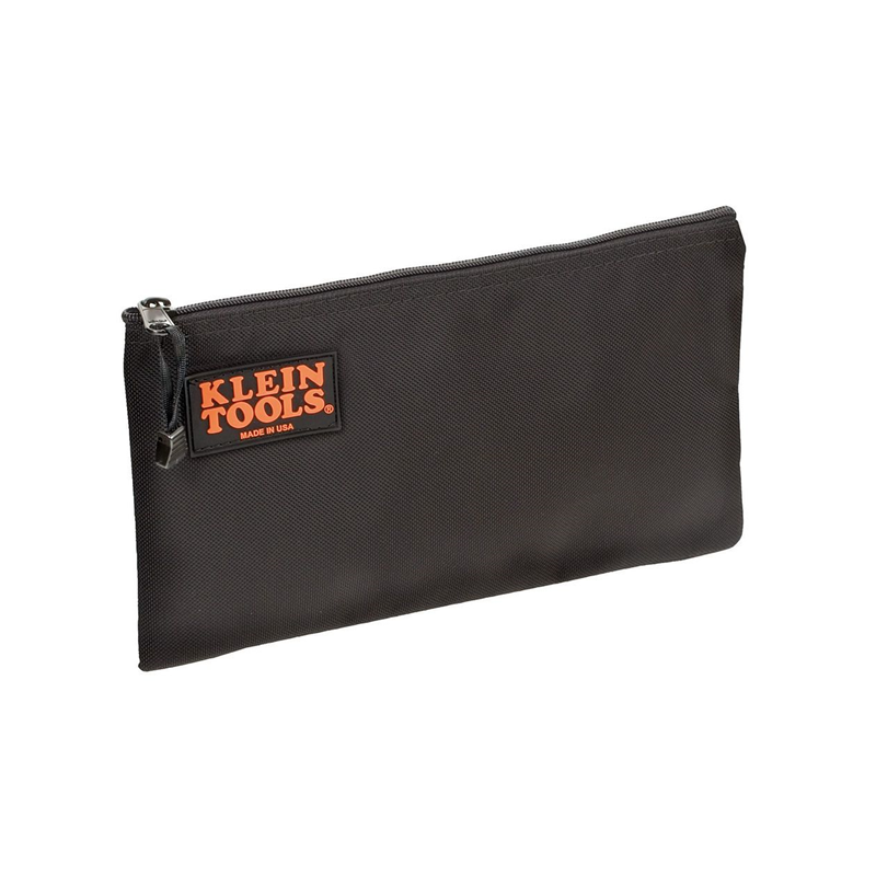 1 pcs : 5139B - BLACK NYLON ZIPPER BAG