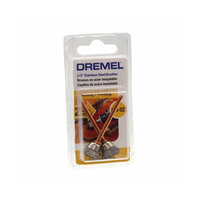 1 pcs : 531-02 - 531-02 1/2' STAINLESS STEEL BRUS