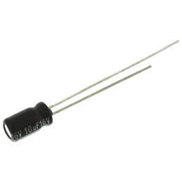 200 pcs - Panasonic 10μF Aluminium Electrolytic Capacitor 16V dc, Radial, Through Hole - EEAGA1C100