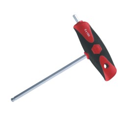 1 pcs : 54052 - HEX KEY T-HANDLE 5MM 5.91'