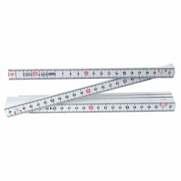 1 pcs : 61602 - RULER FOLDING 2METER METRIC