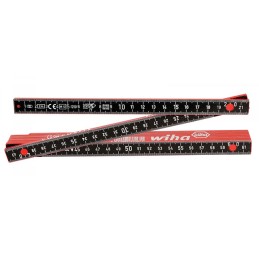 1 pcs : 61606 - COMPOSITE FOLDING RULER METRIC &