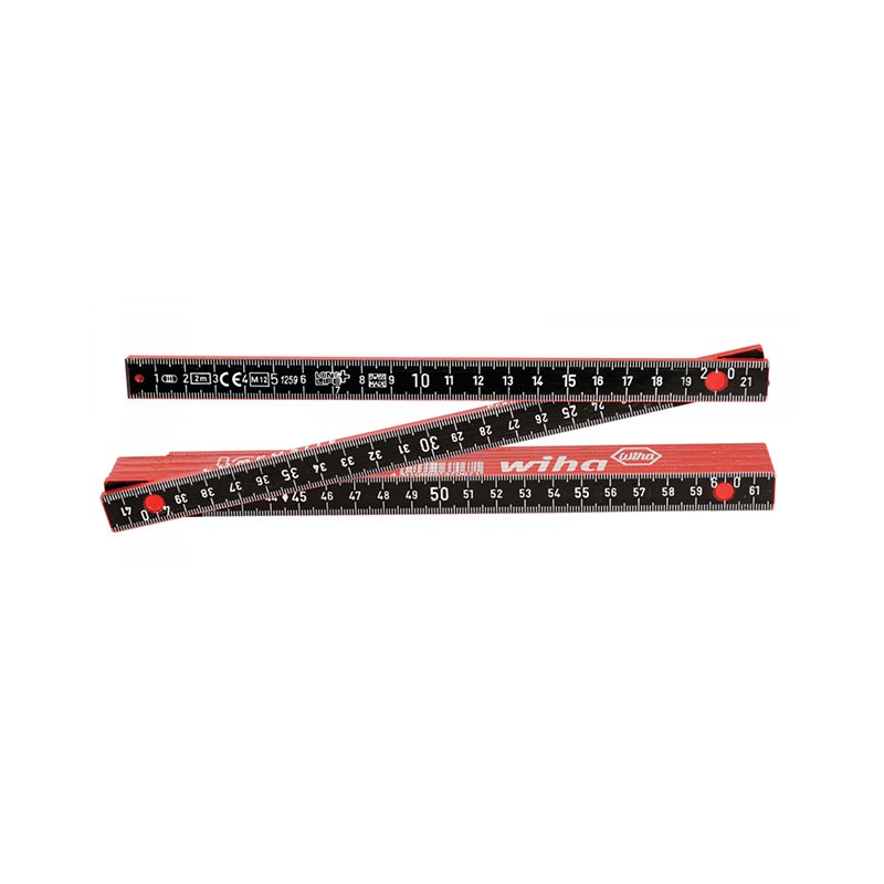 1 pcs : 61606 - COMPOSITE FOLDING RULER METRIC &