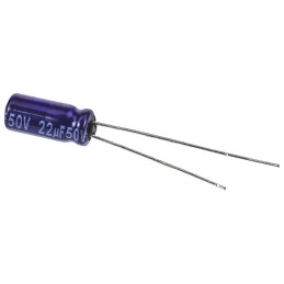 200 pcs - Panasonic 22μF Aluminium Electrolytic Capacitor 50V dc, Radial, Through Hole - ECA1HM220