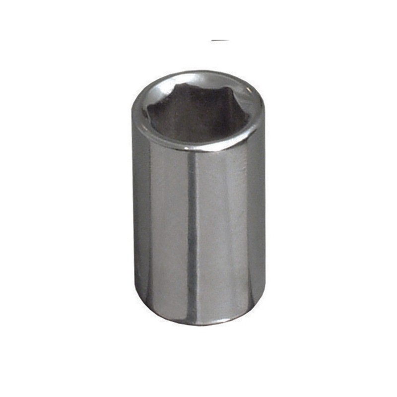 1 pcs : 65608 - SOCKET 6 PNT CHROME FINISH 1/2'