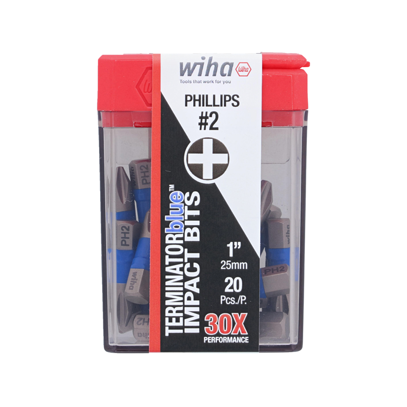 1 pcs : 70042 - TERMINATORBLUE IMPACT BIT/S