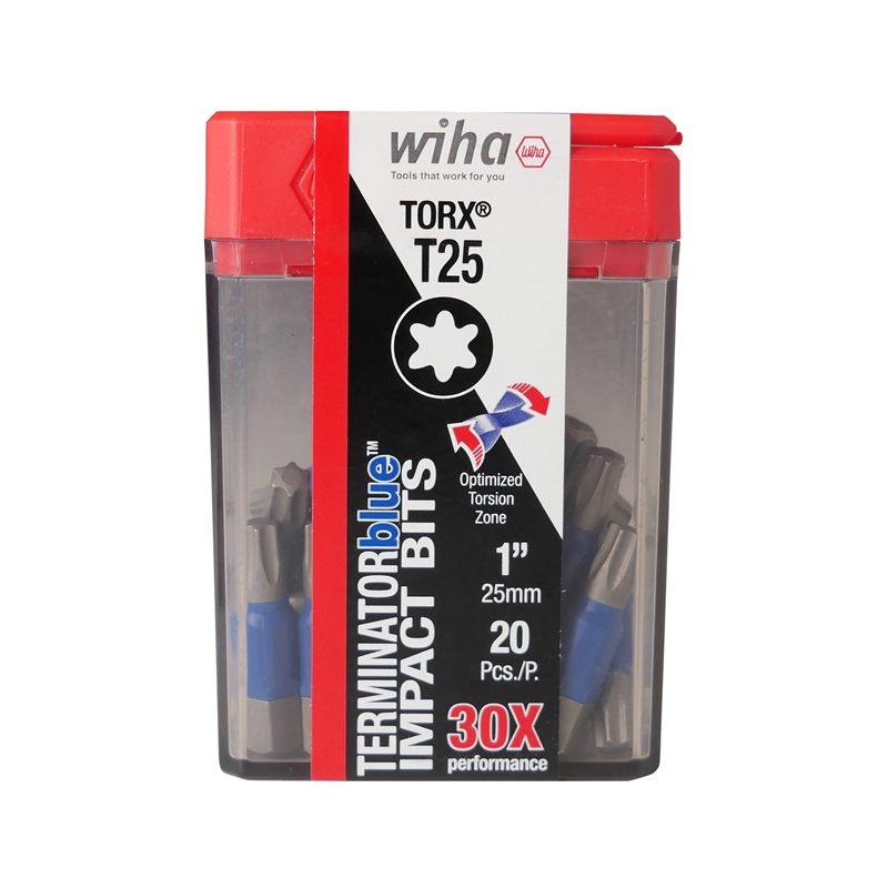 1 pcs : 70060 - TERMINATORBLUE IMPACT BIT/S