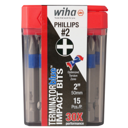 1 pcs : 70242 - TERMINATORBLUE IMPACT BIT/S