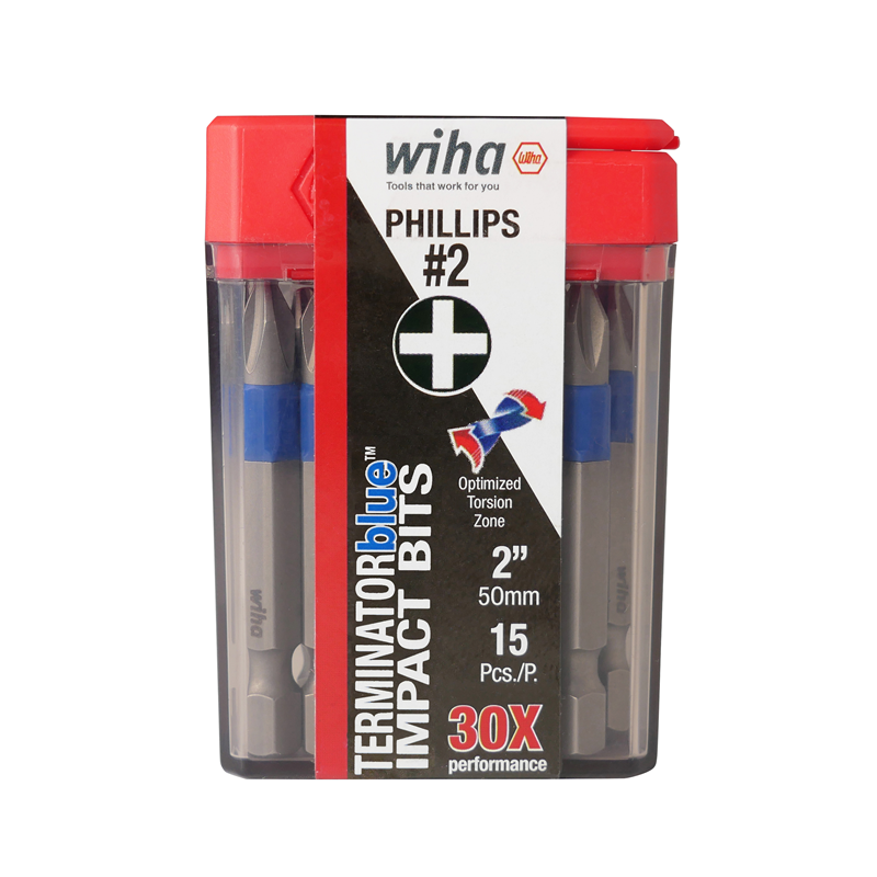 1 pcs : 70242 - TERMINATORBLUE IMPACT BIT/S