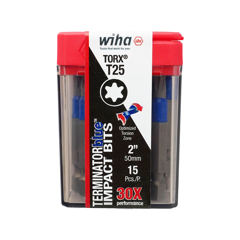 1 pcs : 70260 - TERMINATORBLUE IMPACT BIT/S