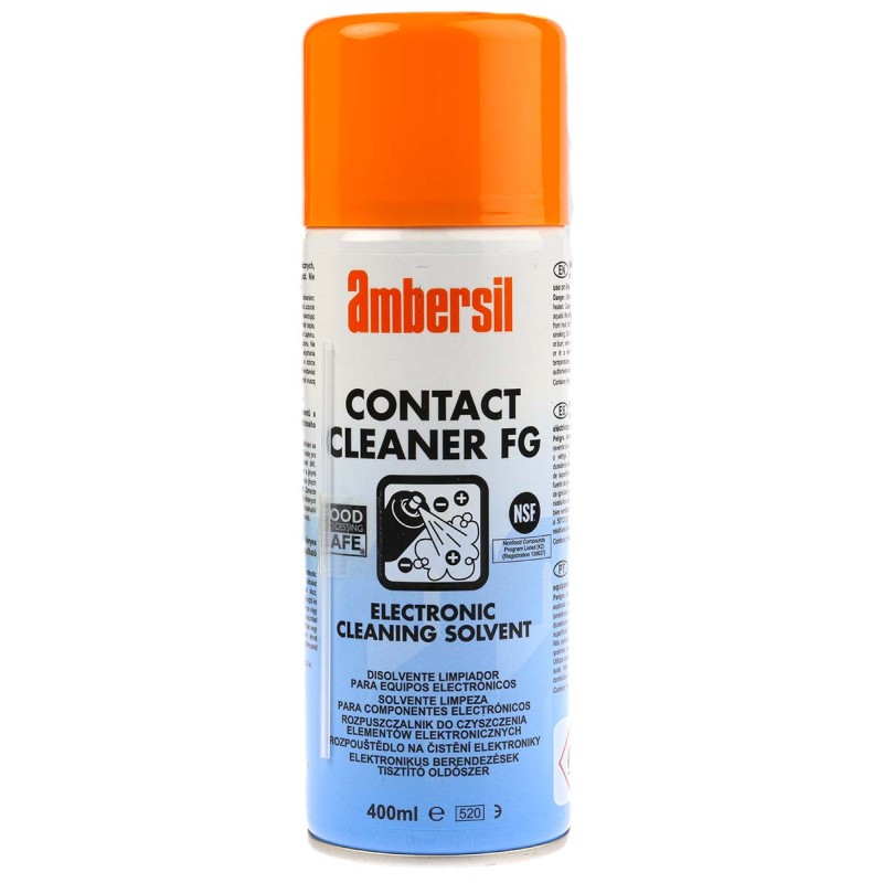 1 pcs - Ambersil 400 ml Aerosol Electrical Contact Cleaner for Various Applications