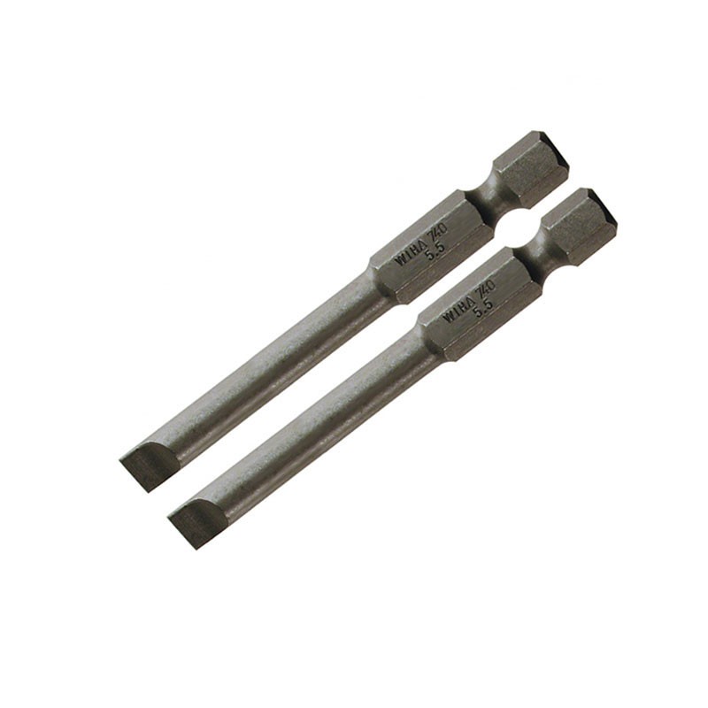1 pcs : 73906 - SLOTTED POWER BIT 3.0 X 70MM 2PK