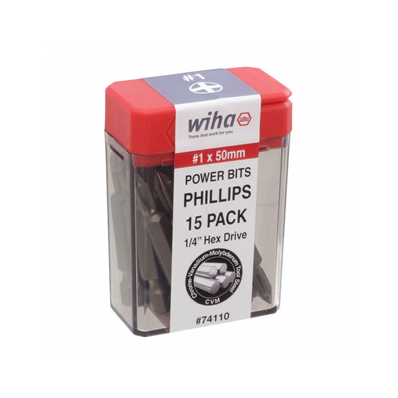 1 pcs : 74110 - PHILLIPS POWER BIT 1 X 50MM