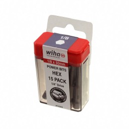 1 pcs : 74323 - HEX INCH POWER BIT 1/8 X 50MM