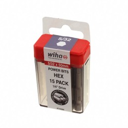 1 pcs : 74326 - HEX INCH POWER BIT 5/32 X 50MM