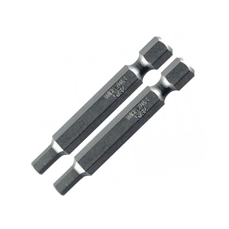 1 pcs : 74381 - HEX INCH PWR BIT 3/32X50MM 2PACK