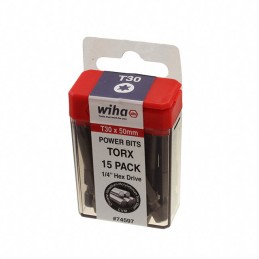 1 pcs : 74597 - TORX POWER BIT T30 X 50MM