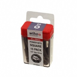 1 pcs : 74864 - SQUARE POWER BIT 2 X 50MM