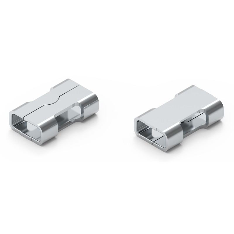 50 pcs - Wurth Elektronik Silver Cable Tie, 10 x 6 x 3mm Max. Bundle