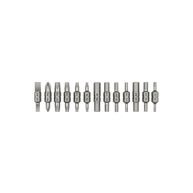 1 pcs : 77782 - BIT SET HEX PHIL SLOT TORX 13PC