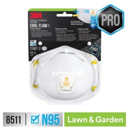 1 pcs : 8511G2-DC-PS - 3M LAWN & GARDEN VALVED RESPIRAT
