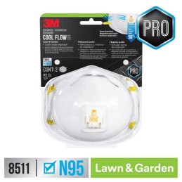 1 pcs : 8511GA1-2C-PS - 3M LAWN & GARDEN VALVED RESPIRAT