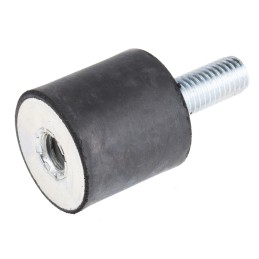 1 Bag of 4 - RS PRO M10 Anti Vibration Mount, Male to Female Bobbin with 27.28kg Compression Load