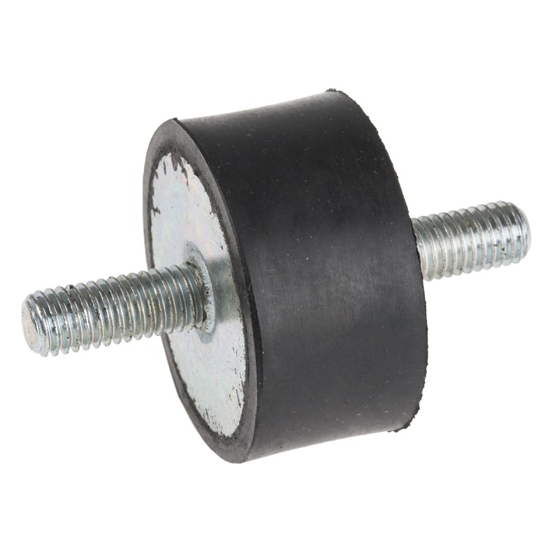1 Bag of 4 - RS PRO M8 Anti Vibration Mount, Male to Male Bobbin with 80.26kg Compression Load