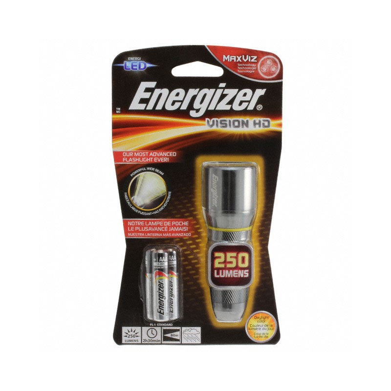 1 pcs : EPMHH32E - FLASHLIGHT LED 75/250 LM AAA(3)