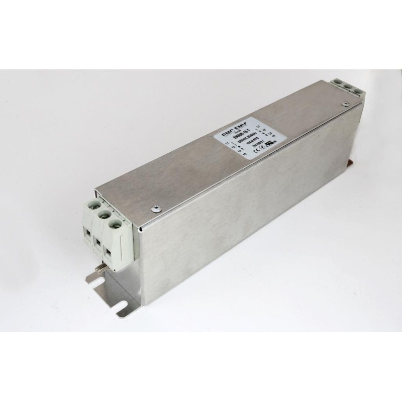1 pcs - United Automation, 358 30A 480 V ac 60Hz, Chassis Mount EMC Filter, Terminal Block 3 Phase