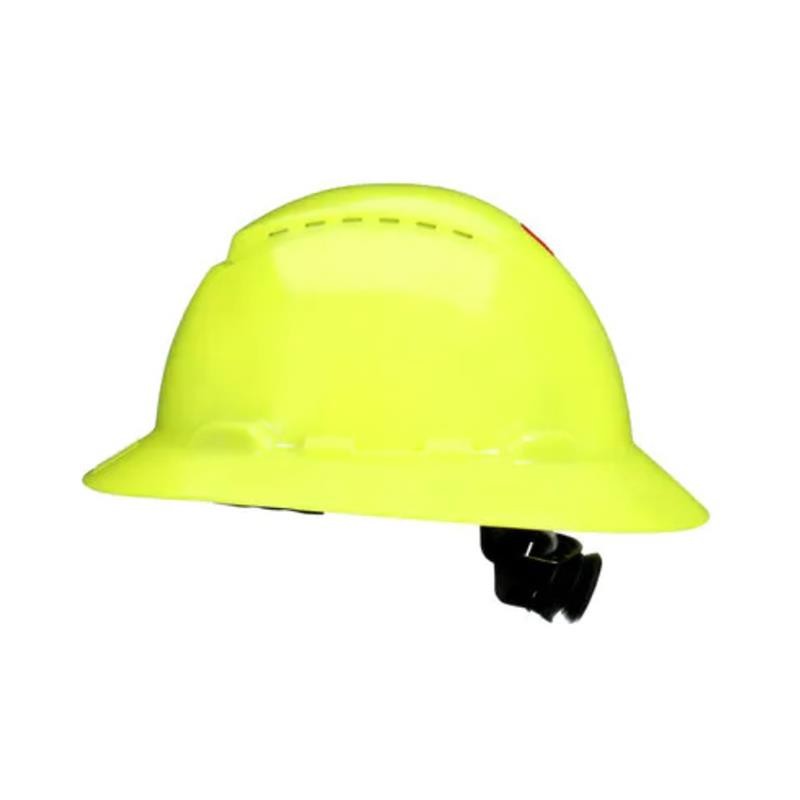 1 pcs : H-809SFV-UV - HARD HAT 4PT FULL BRIM VNT HV YW
