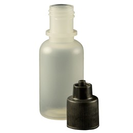 1 pcs : JG0.5BC - 0.5OZ BOTTLE LDPE BOSTON ROUND W