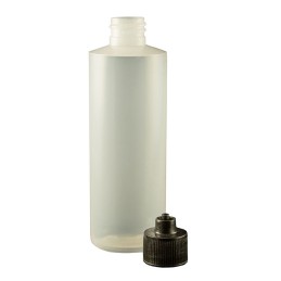 1 pcs : JG4.0BC - 4OZ BOTTLE LDPE CYLINDER W/ BLAC