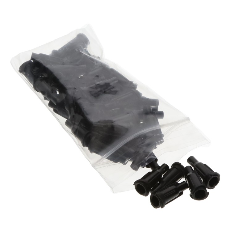 1 pcs : JGTCBX - BLACK TIP CAP LUER LOCK